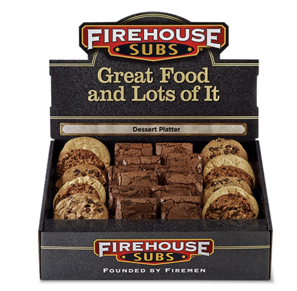 Dessert Combo Platter - firehouse subs catering menu